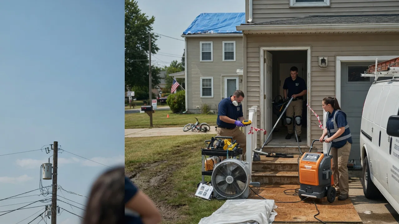 Water Damage Repair in Townsville, NC near me